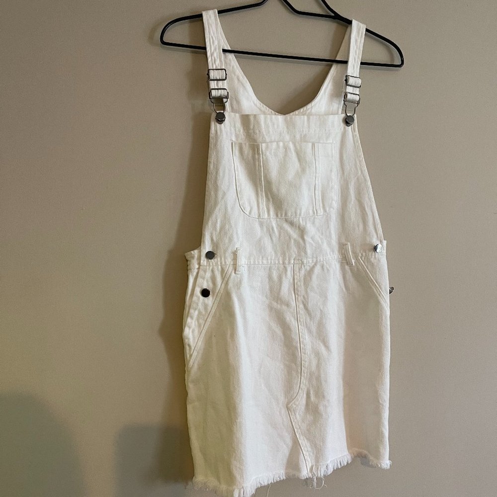 White Overall dress